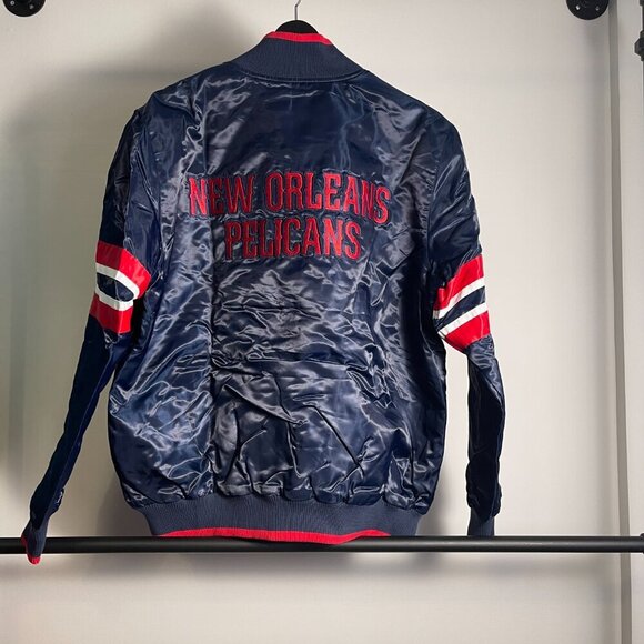 Starter New Orleans Pelicans satin jacket size XL - Picture 2 of 3